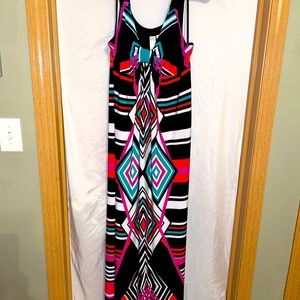 Emma & Michele Multi-Colored Maxi Dress